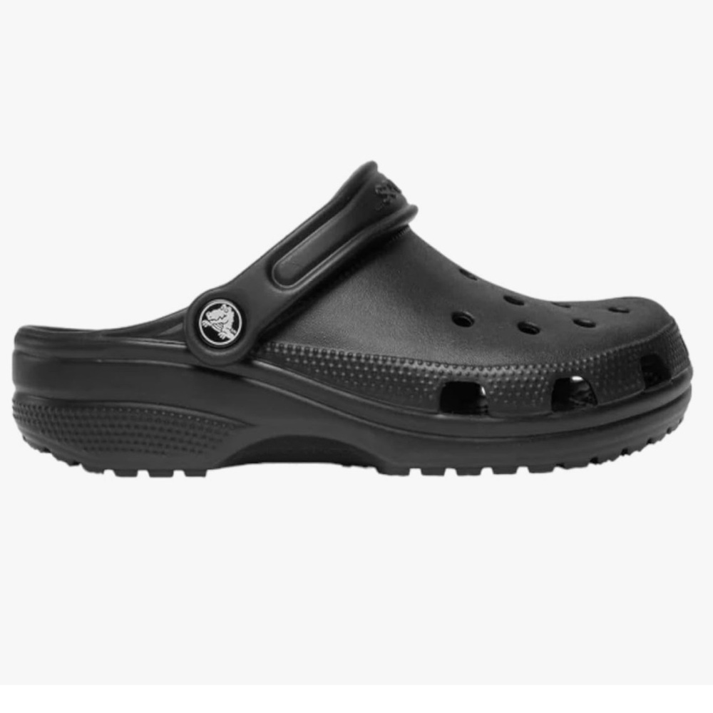 Crocs Unisex-Adult Classic Clogs, Black, women’s size 6 - Picture 2 of 10